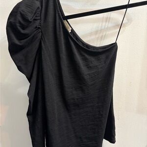 Nation LTD One Shoulder Black Top